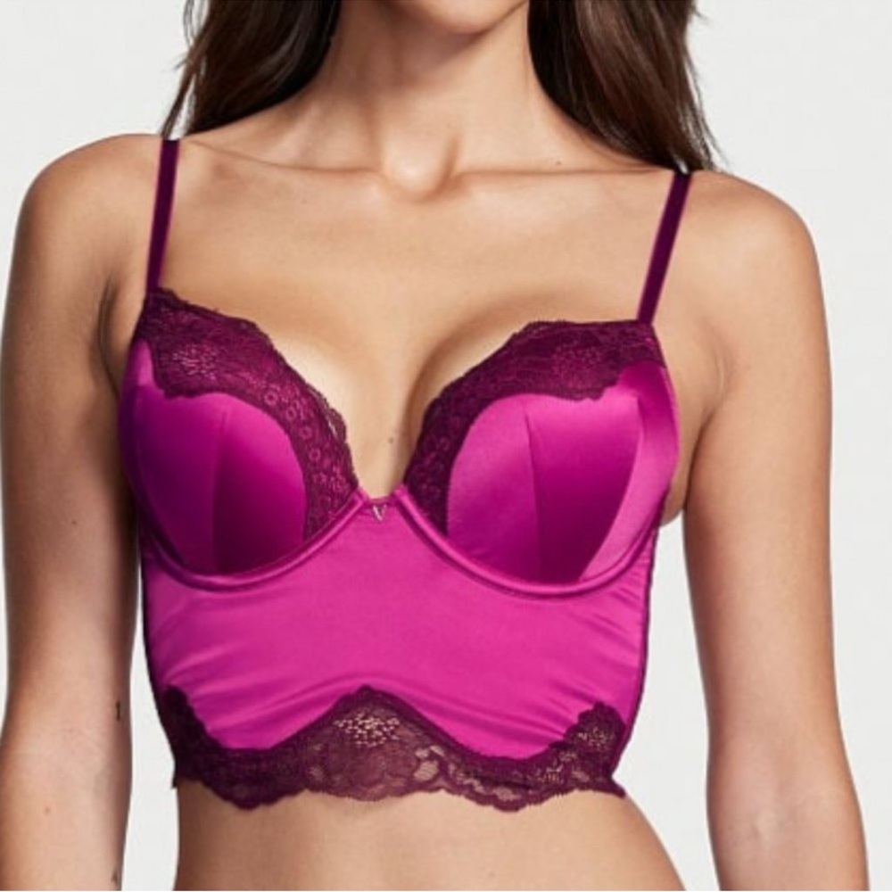 Victoria's Secret Bombshell Plunge Longline Bra